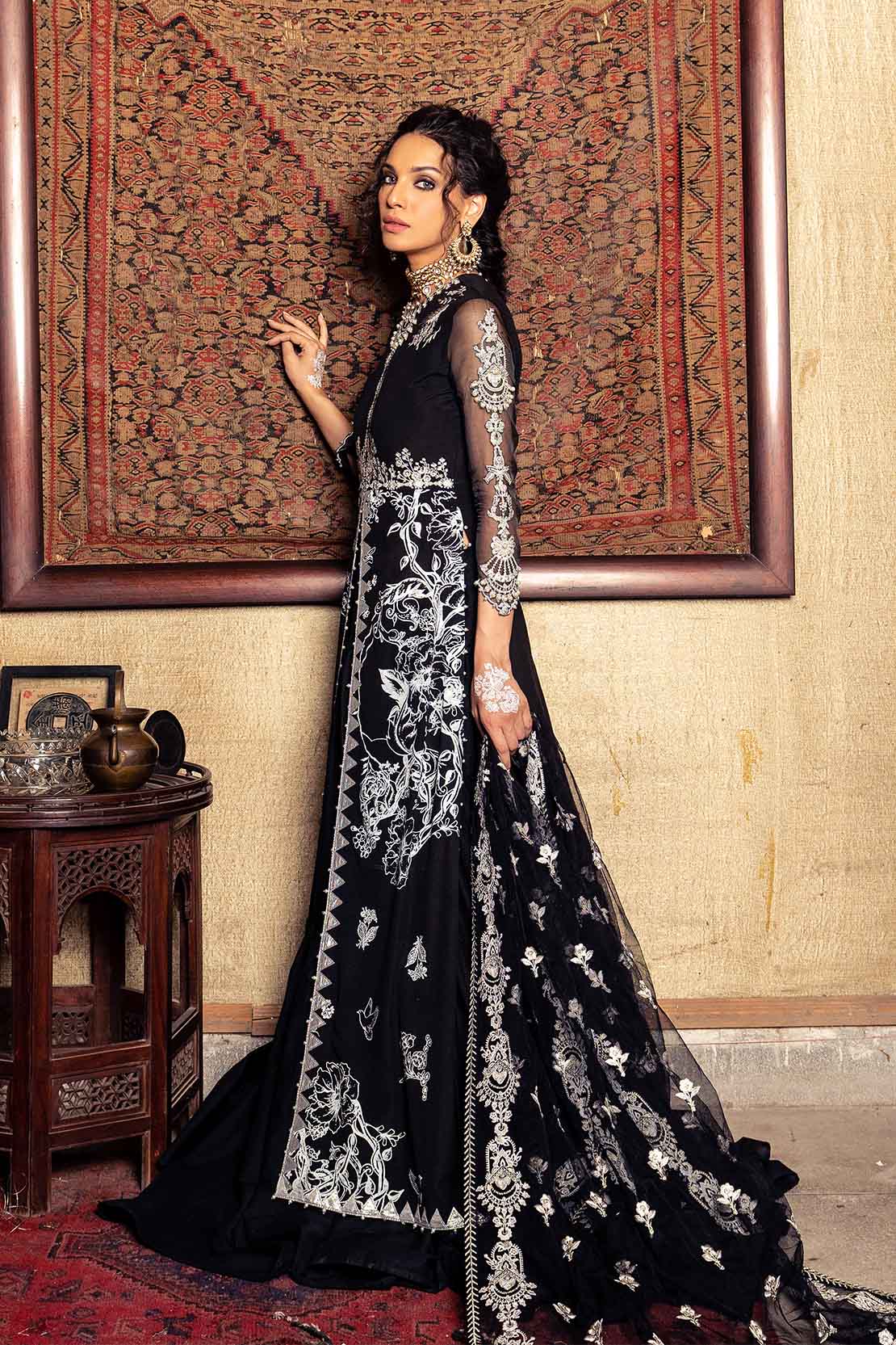 Embroidered Shirt & Shawl - Image 2