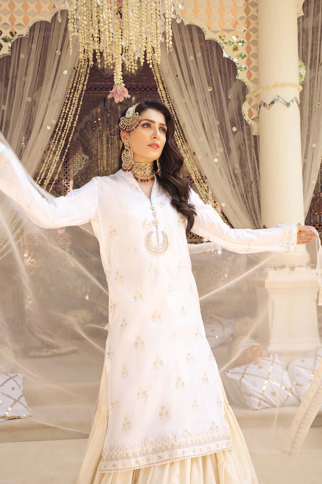 Embroidered Shirt & Dupatta - Image 3