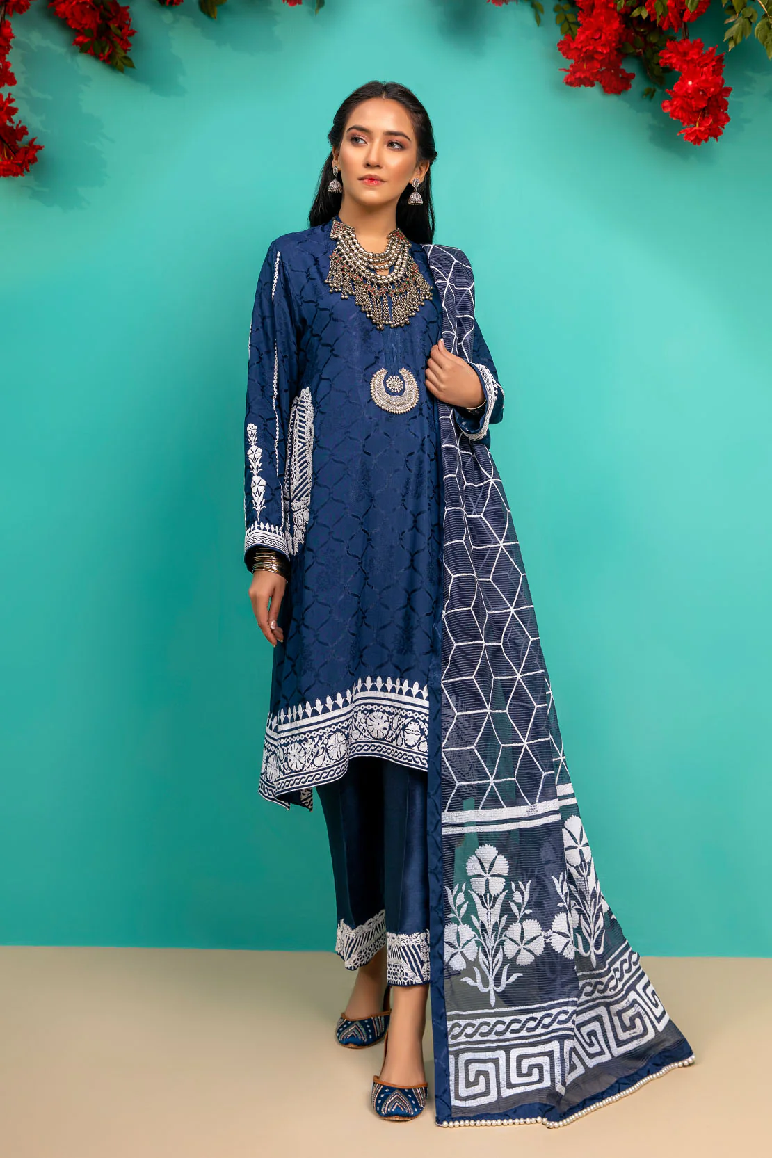 D525 FLOCK KURTI