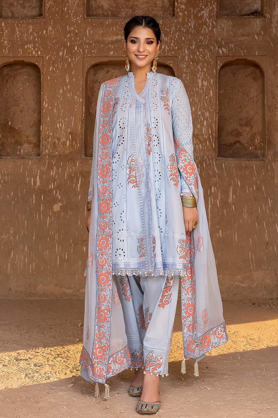 Embroidered Lawn Suit