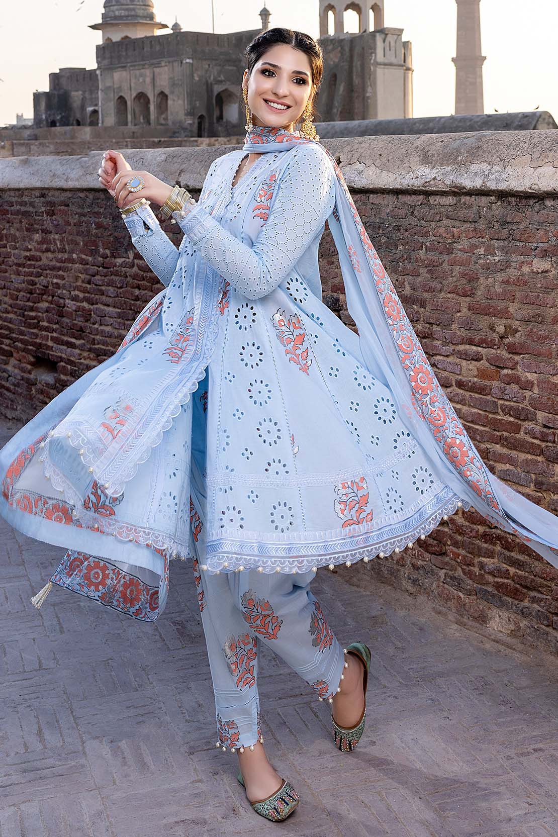 Embroidered Lawn Suit - Image 7