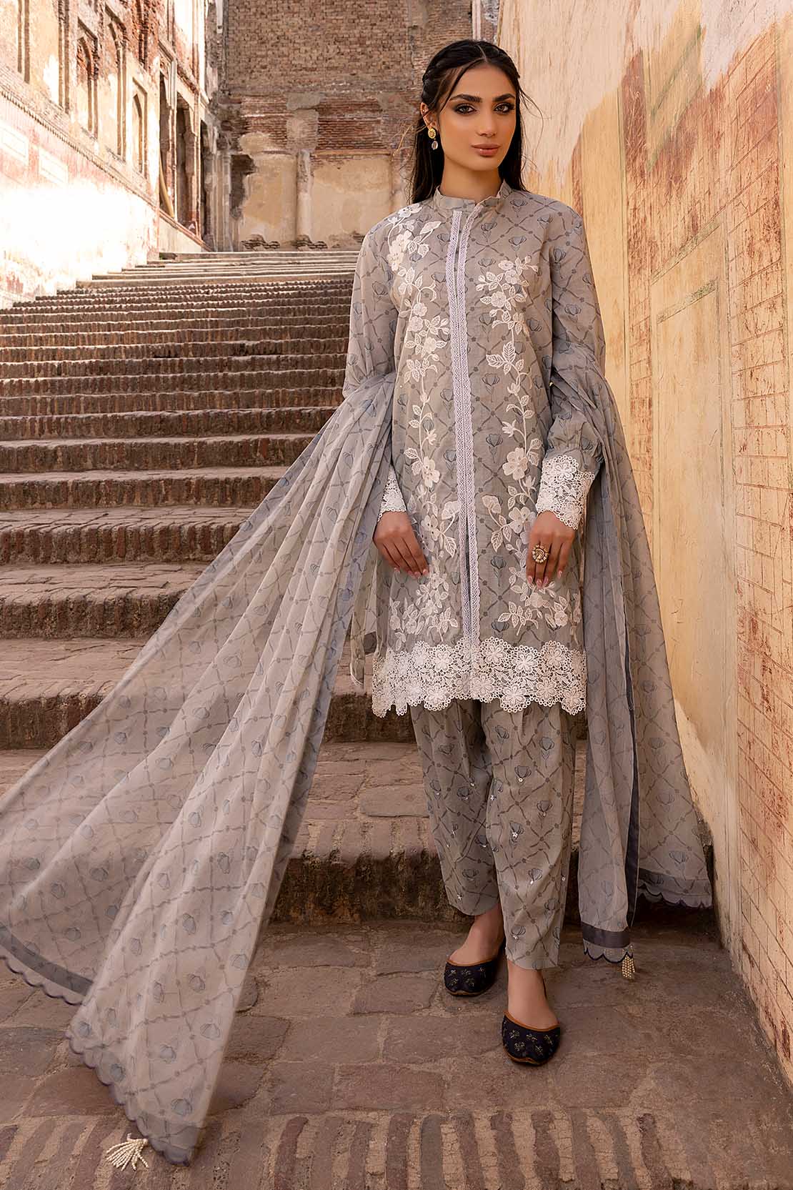 Embroidered Lawn Suit