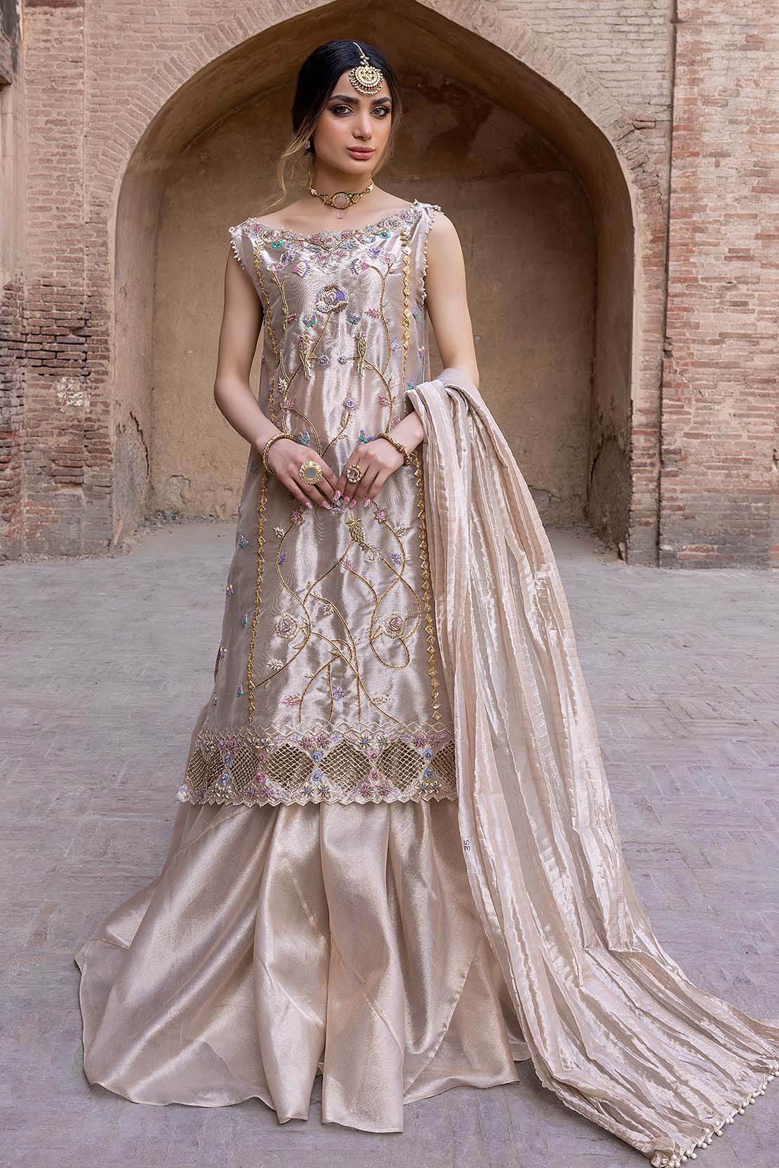 Embellished Tissue Suit - Image 4
