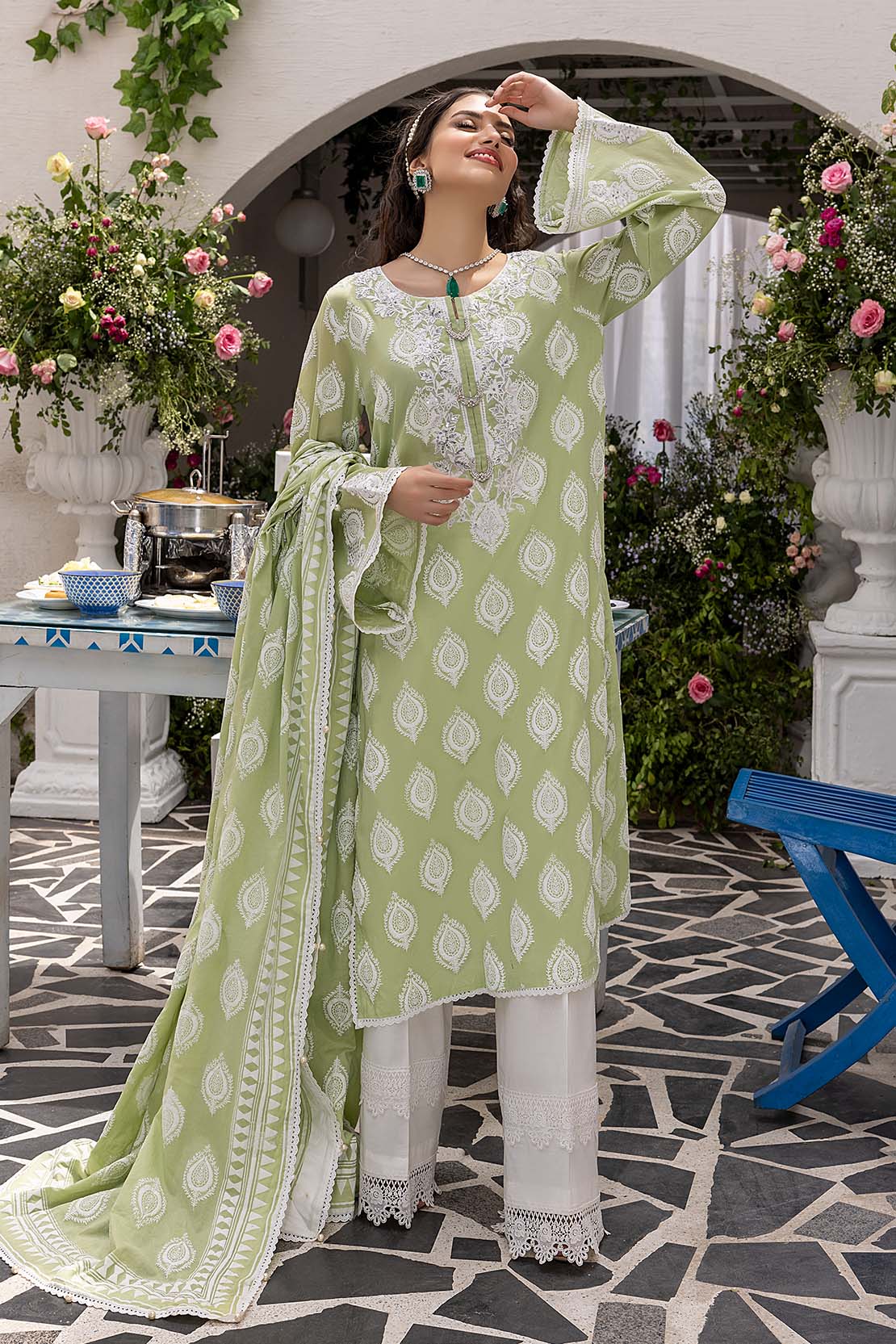 Embroidered Lawn Suit - Image 6