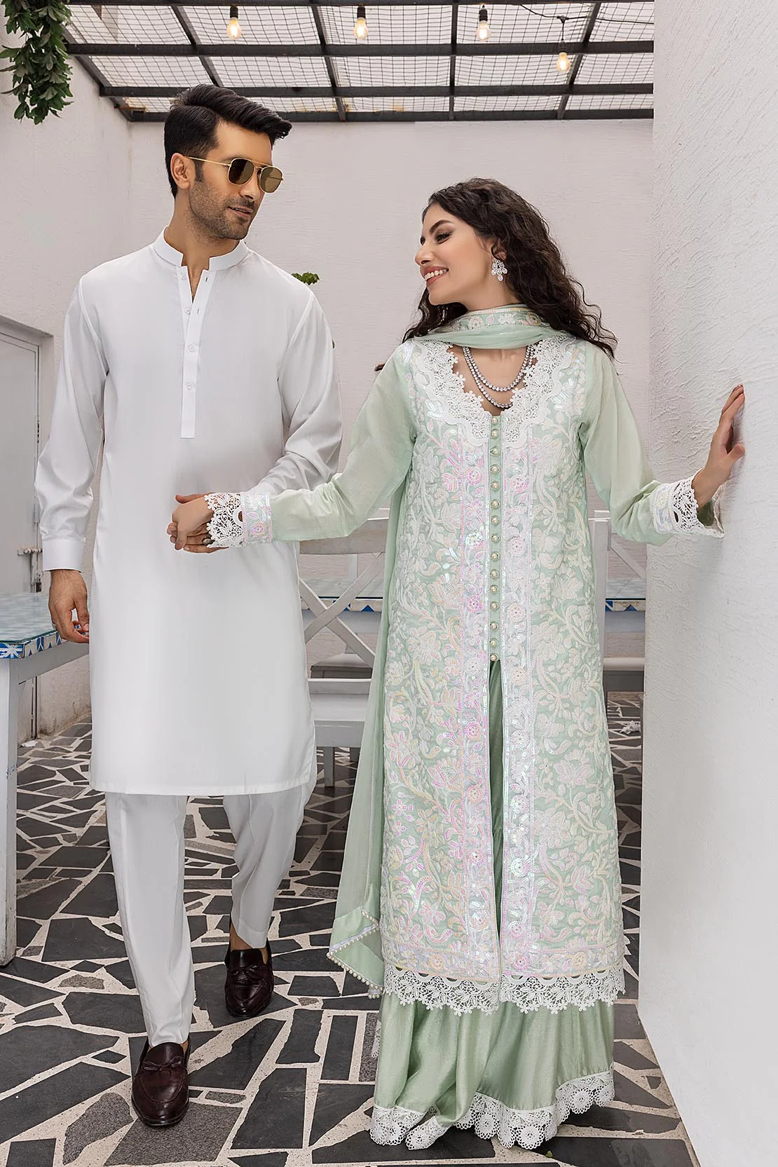 Embroidered Khadi Lawn Suit - Image 7