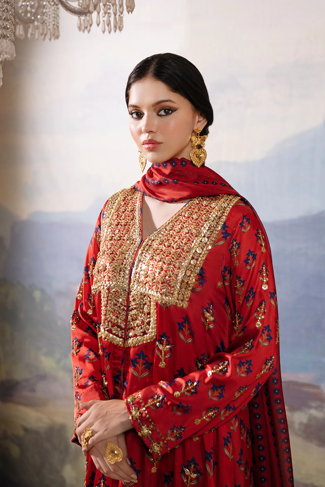 Jhilmil Kurta Izaar Set