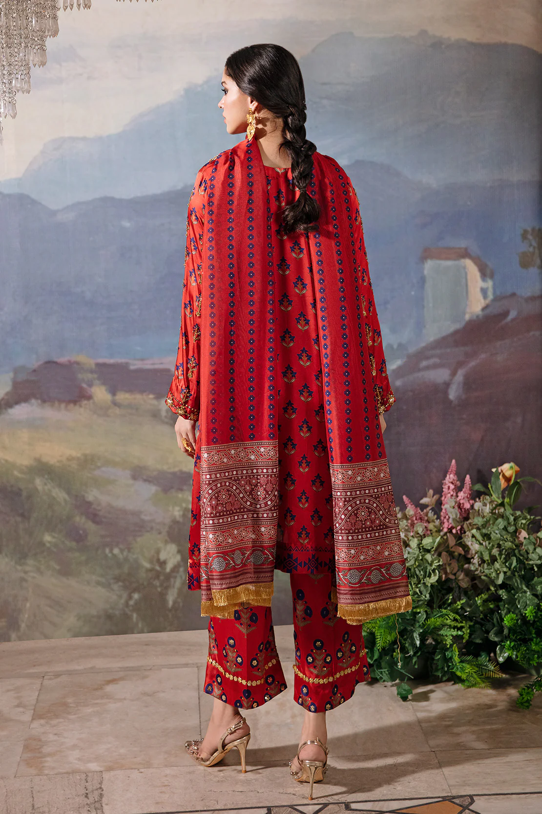 Jhilmil Kurta Izaar Set - Image 7