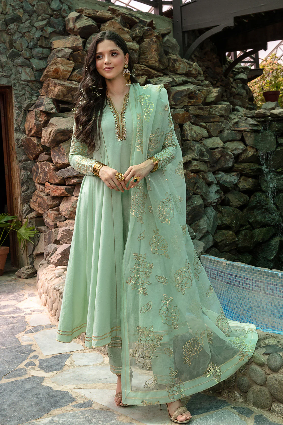 Bliss - 2PC Peshwas & Dupatta LUXURY PRET