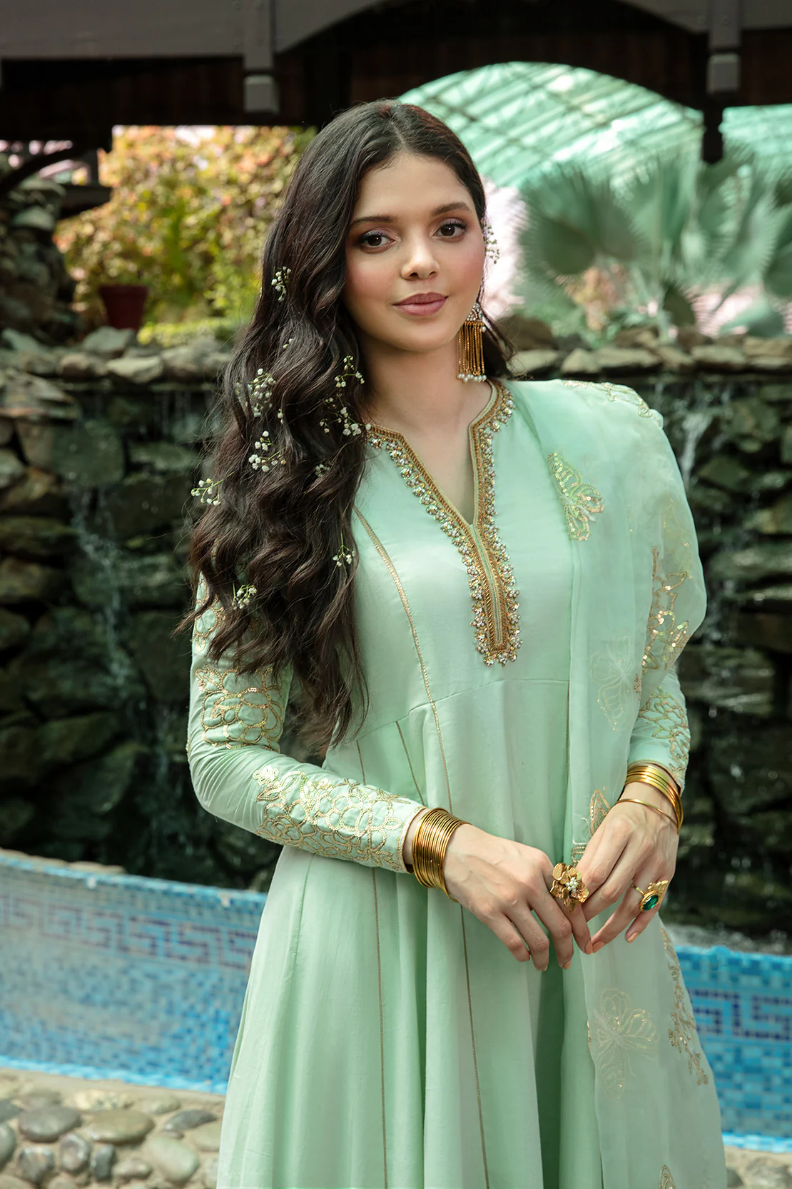Bliss - 2PC Peshwas & Dupatta LUXURY PRET - Image 6