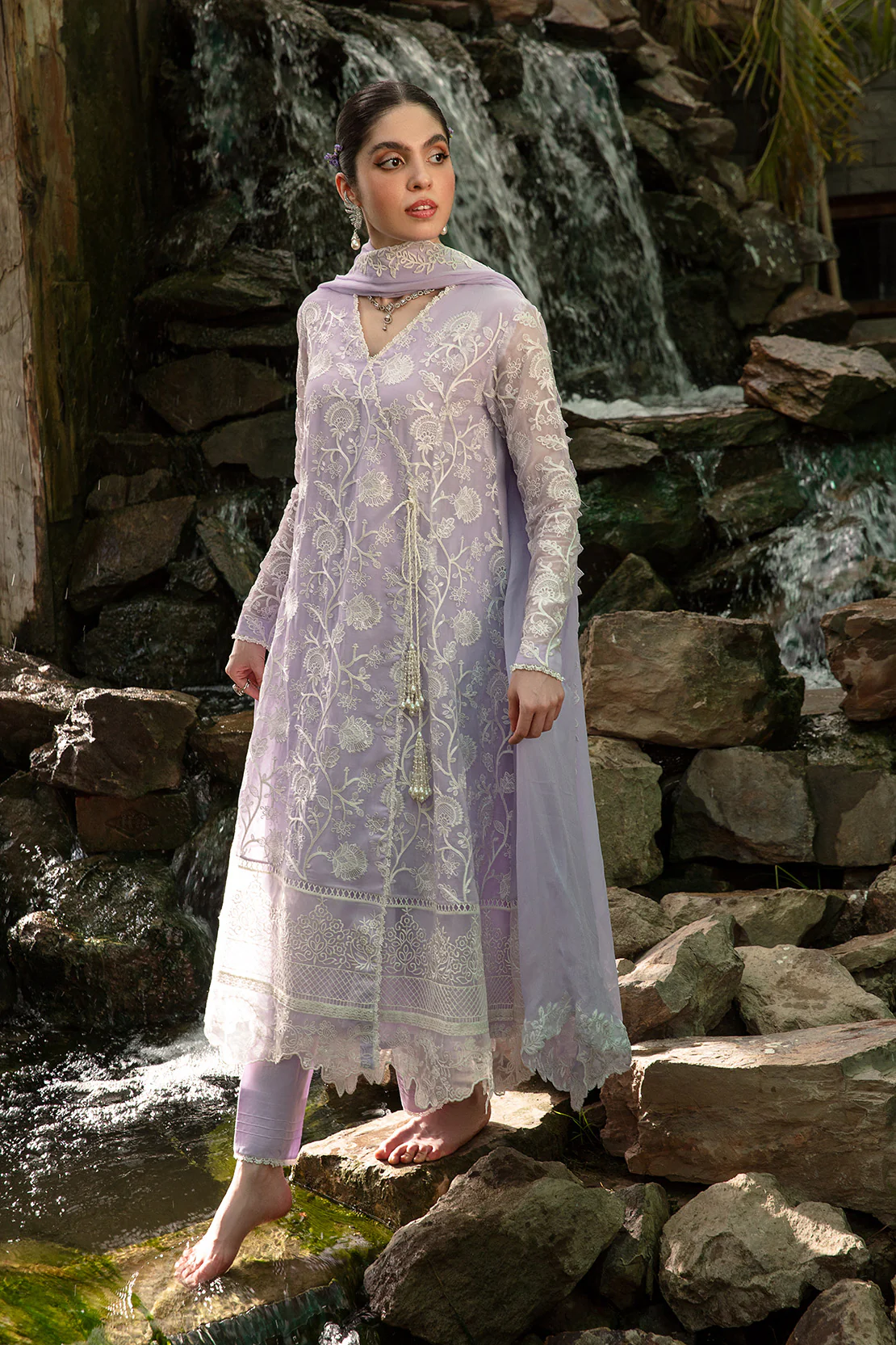 Mia - 2PC Peshwas & Dupatta LUXURY PRET - Image 4