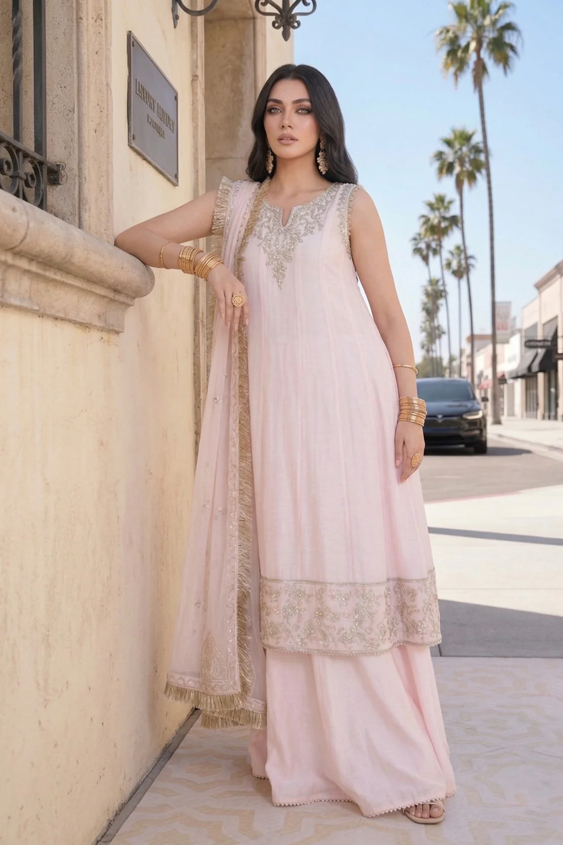 SUNEHRI SHAAM – 3PC COTTON NET, CHIFFON & LAWN LUXURY PRET - Image 4