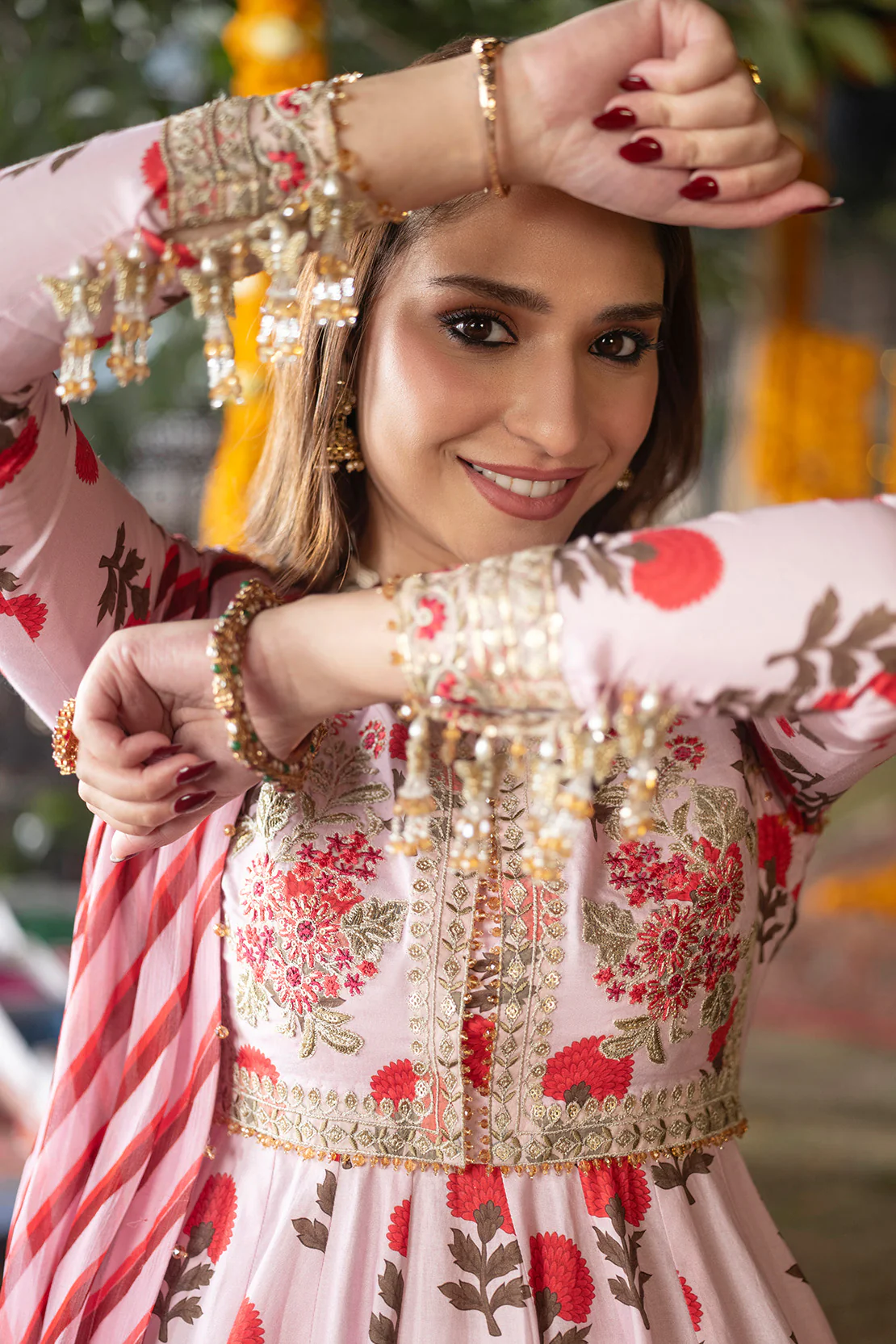 MUGHAL REVERIE – 2PC LAWN + CHIFFON LUXURY PRET - Image 6