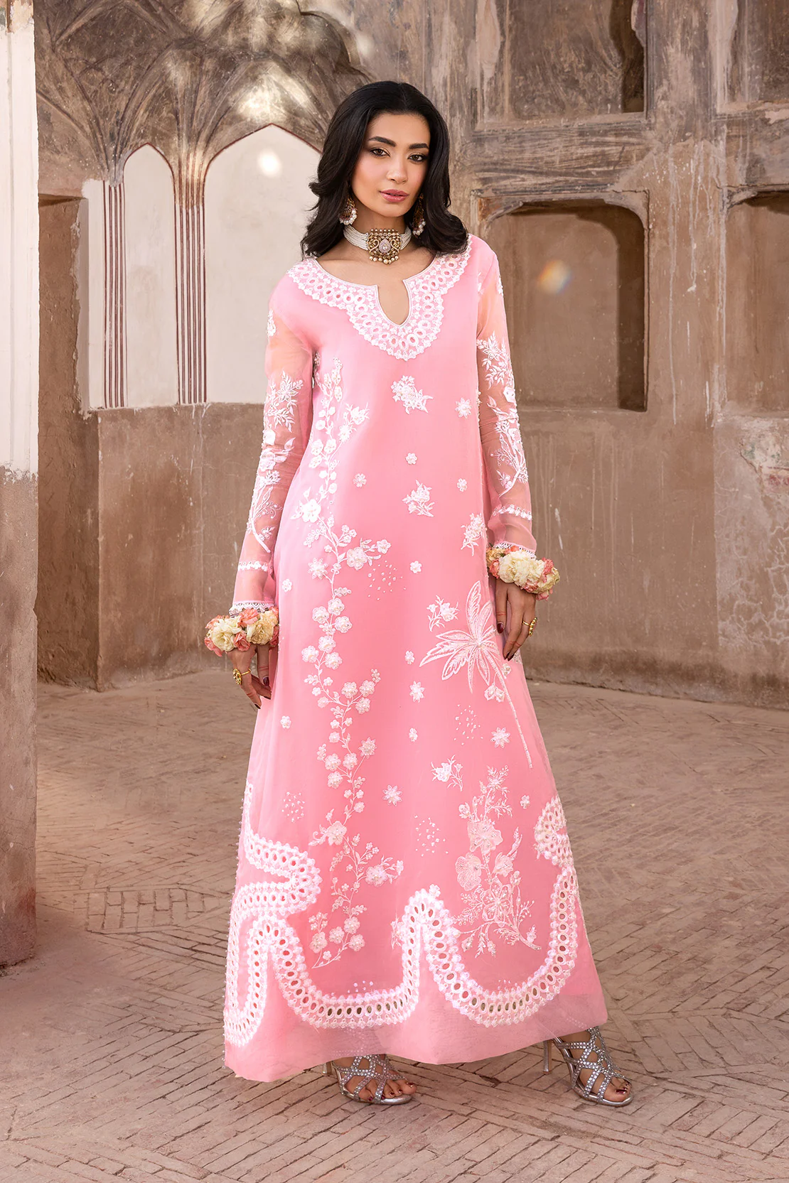 AFSANA – 1PC ORGANZA WEDDING FESTIVE PRET - Image 3