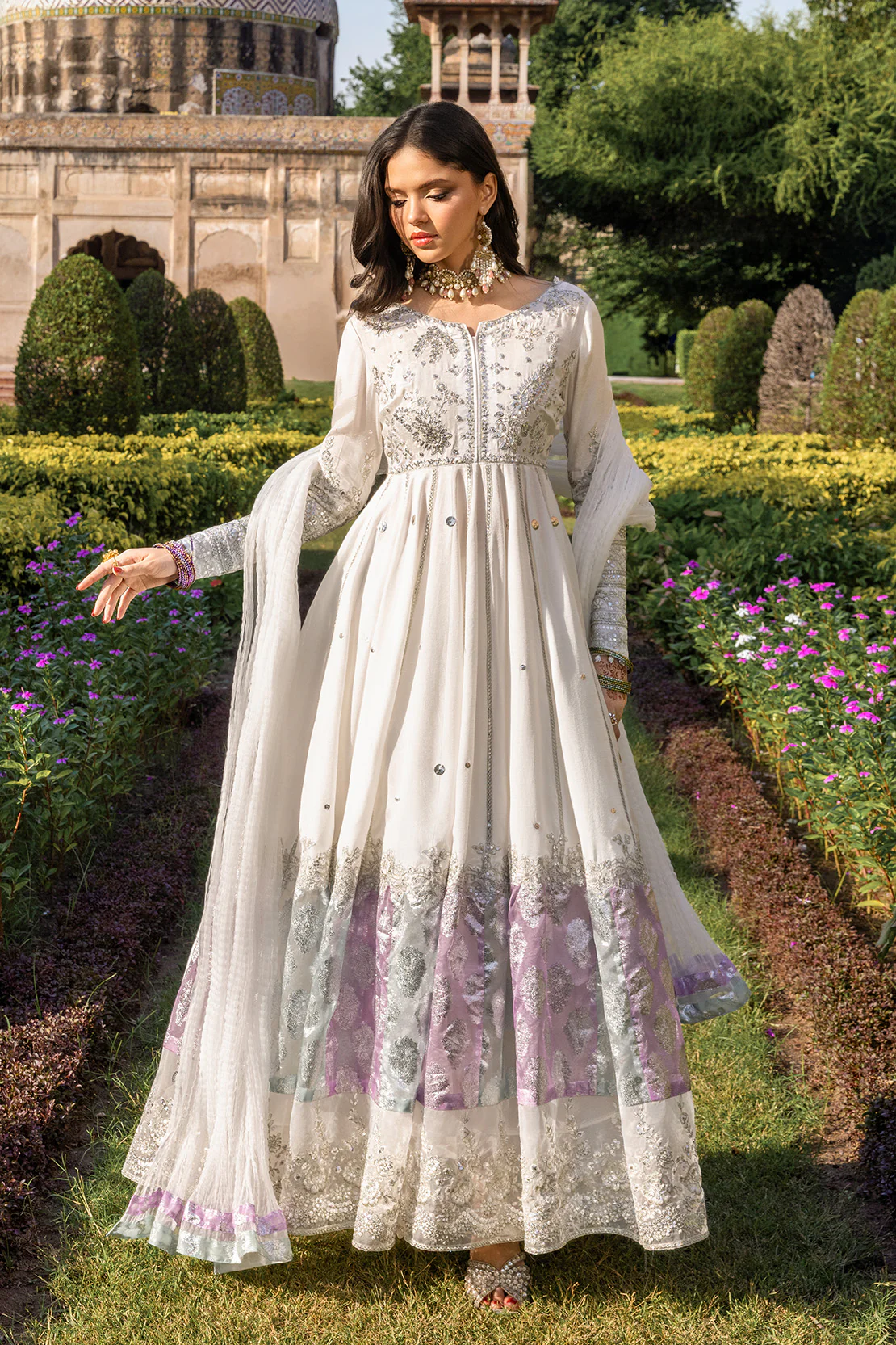ZEENAT – 2PC RAWSILK & ORGANZA WEDDING FESTIVE PRET - Image 3