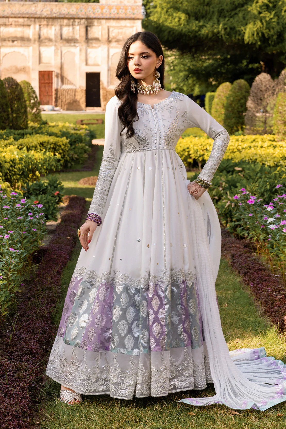 ZEENAT – 2PC RAWSILK & ORGANZA WEDDING FESTIVE PRET - Image 7