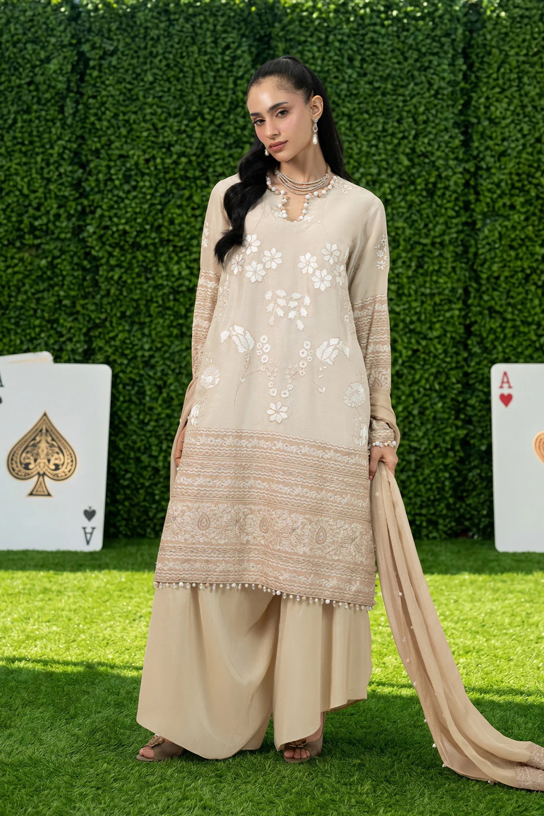 CARAMEL 2PC RAWSILK & CHIFFON EID FESTIVE PRET - Image 6