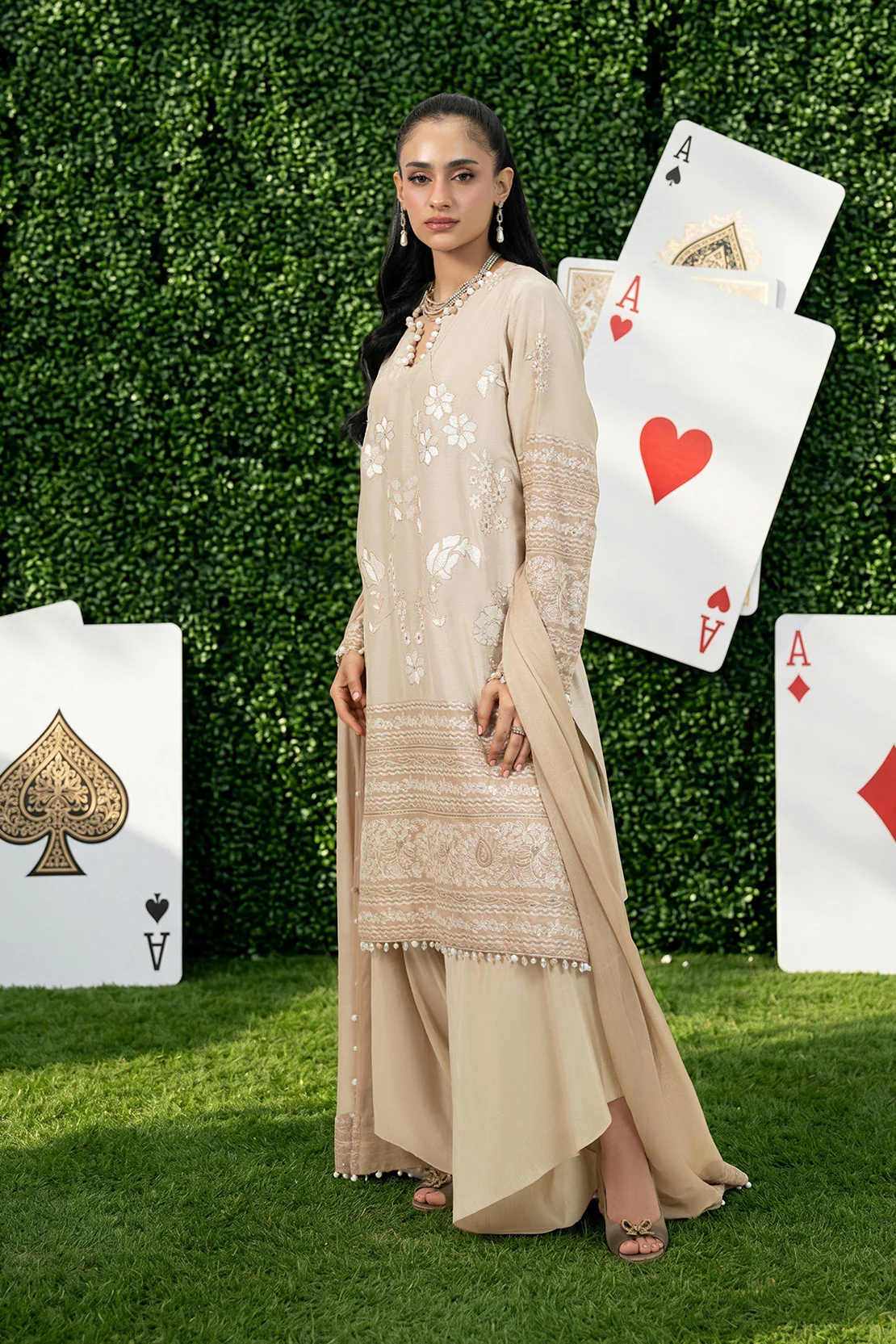 CARAMEL 2PC RAWSILK & CHIFFON EID FESTIVE PRET - Image 8