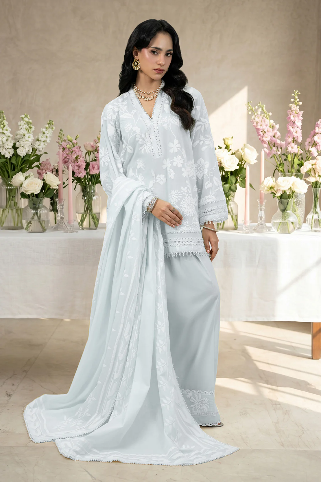 SAPPHIRE 3PC LAWN EID FESTIVE PRET - Image 2
