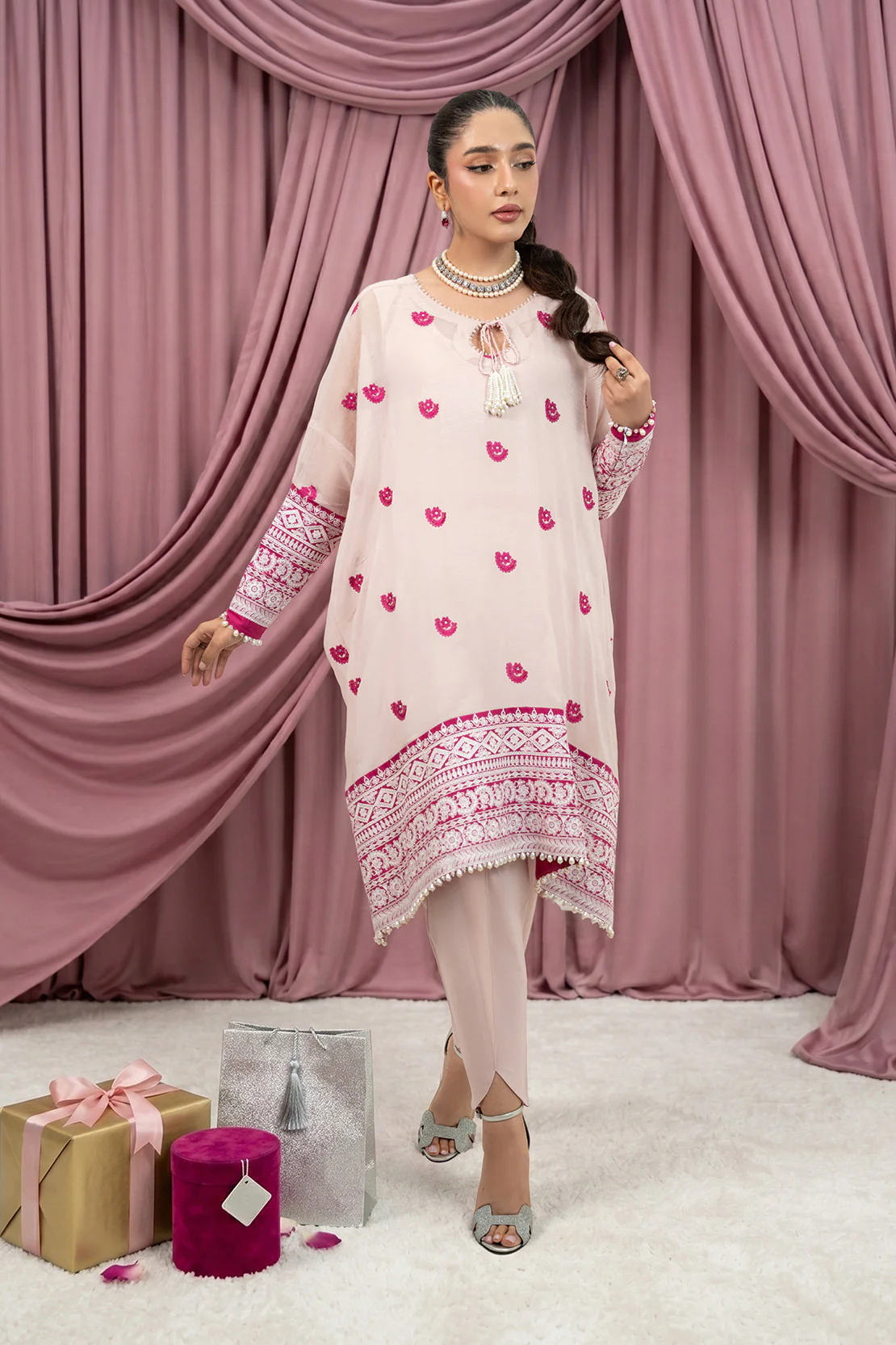 COTTON CANDY 2PC PAPERCOTTON & LAWN EID FESTIVE PRET - Image 5