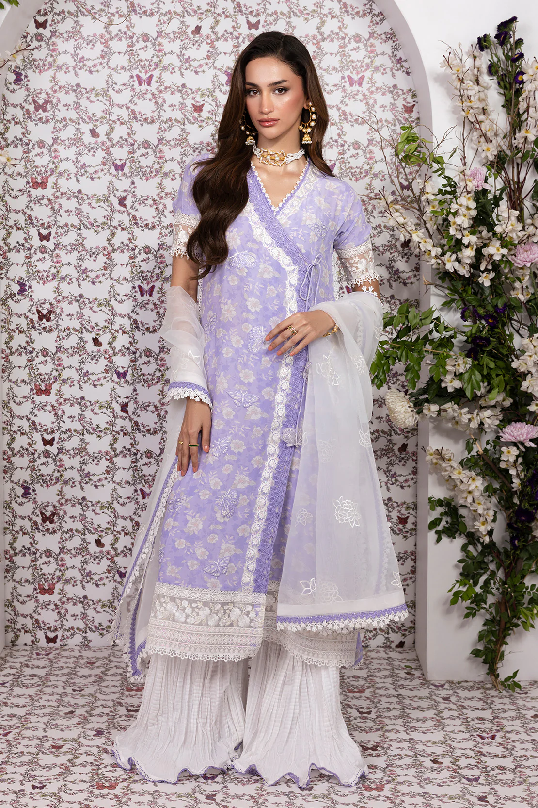 LAVENDER LUSH – 3PC GRIP ,LAWN & ORGANZA PRET GRIP/SILK - Image 5