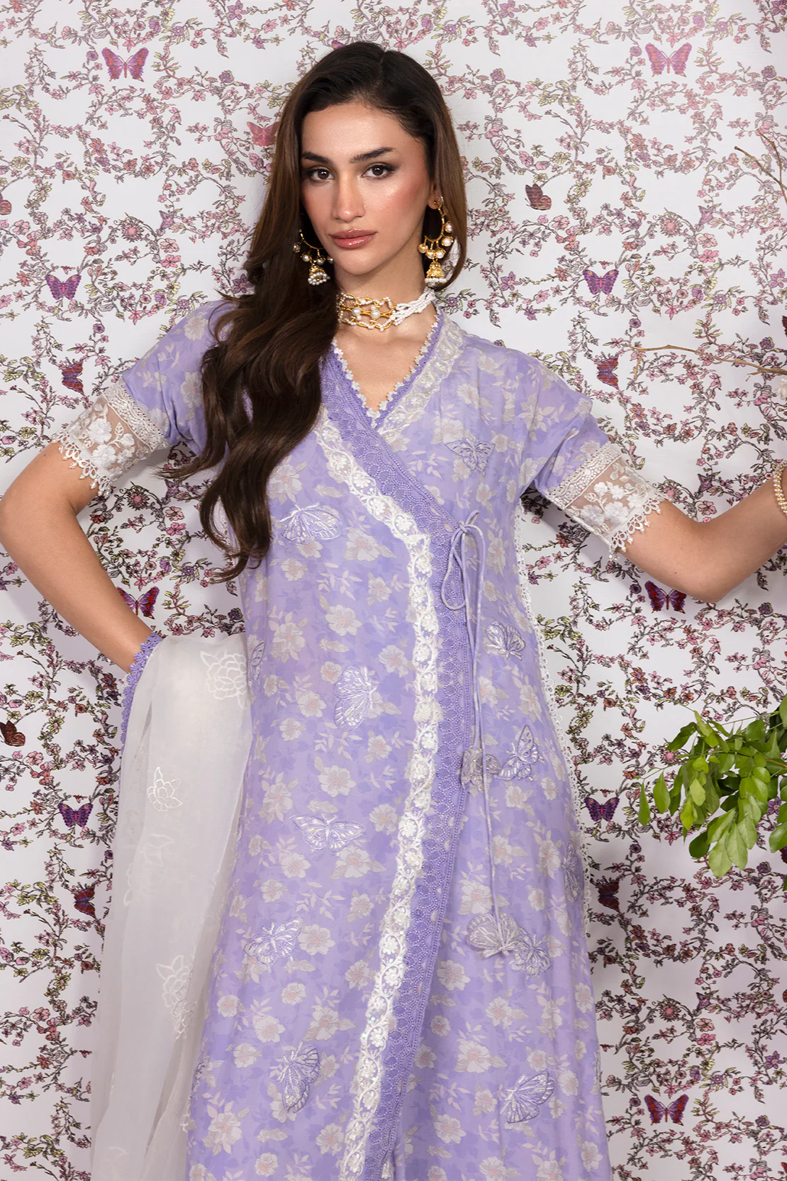 LAVENDER LUSH – 3PC GRIP ,LAWN & ORGANZA PRET GRIP/SILK - Image 8