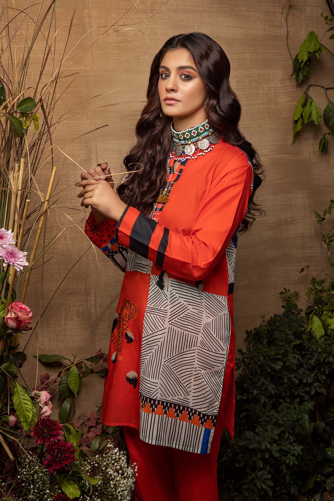 Printed Fusion Kurti - Image 5
