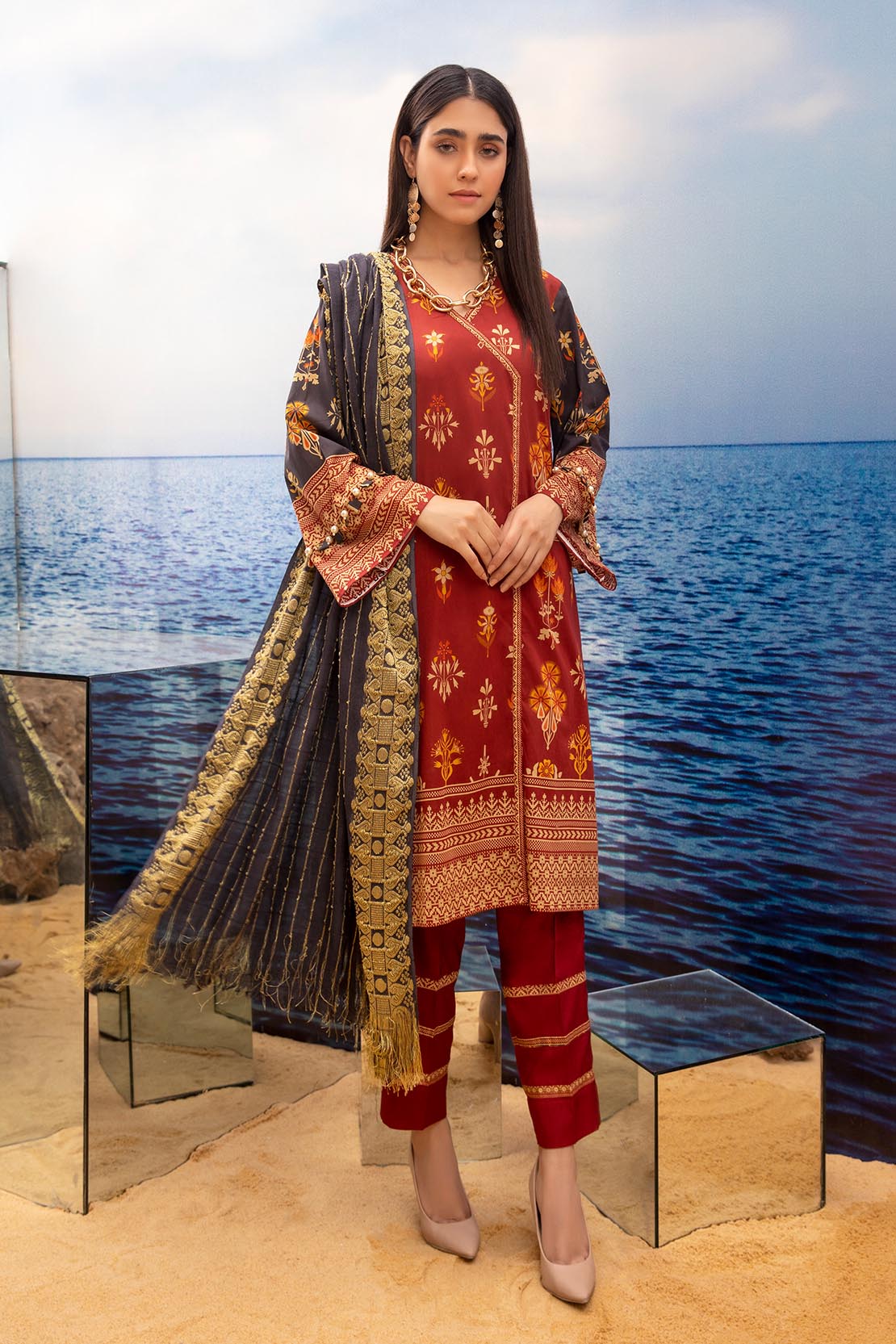 Shirt Trouser Dupatta - Image 3