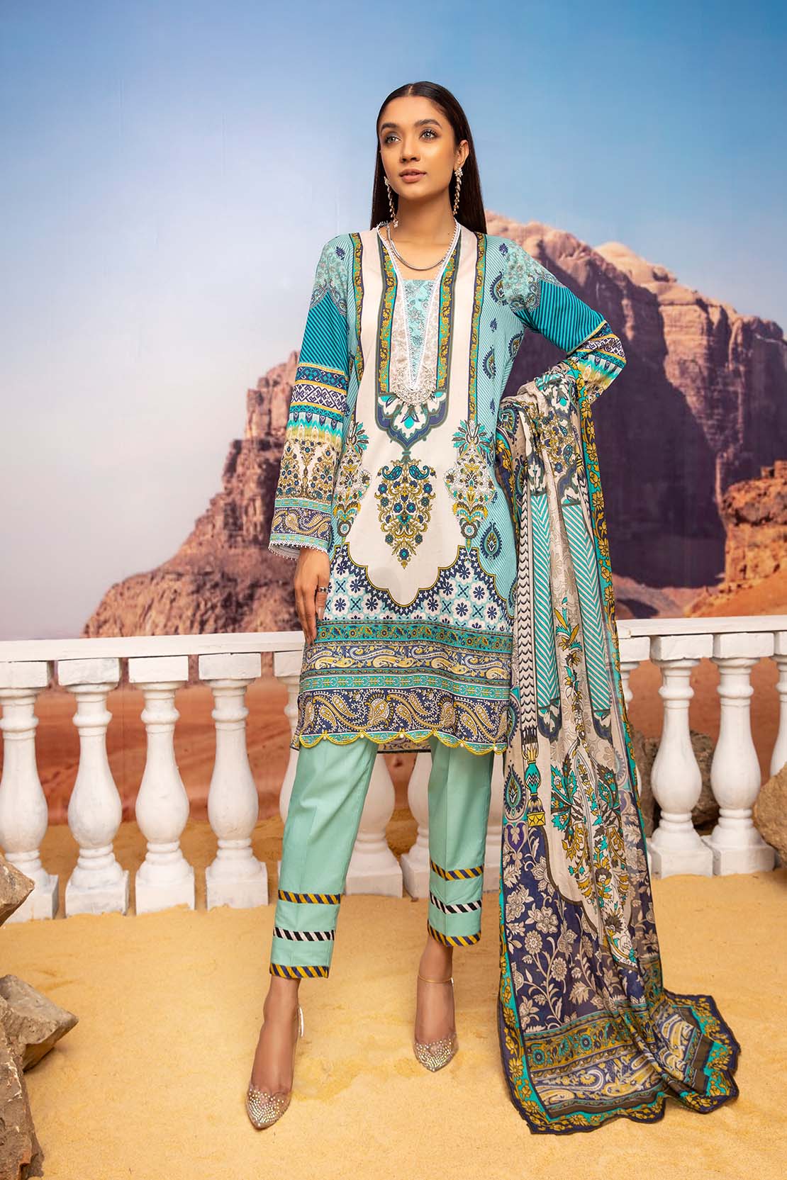 Shirt Trouser Dupatta - Image 3