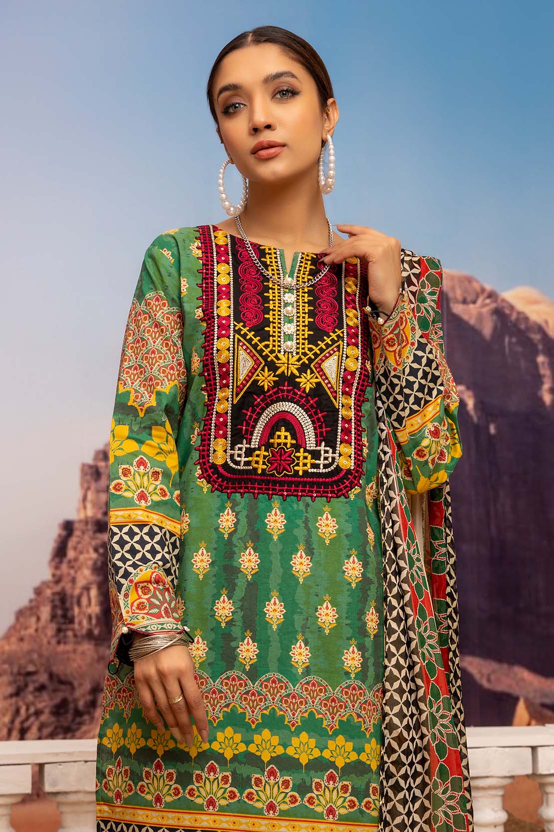 Shirt Trouser Dupatta - Image 4