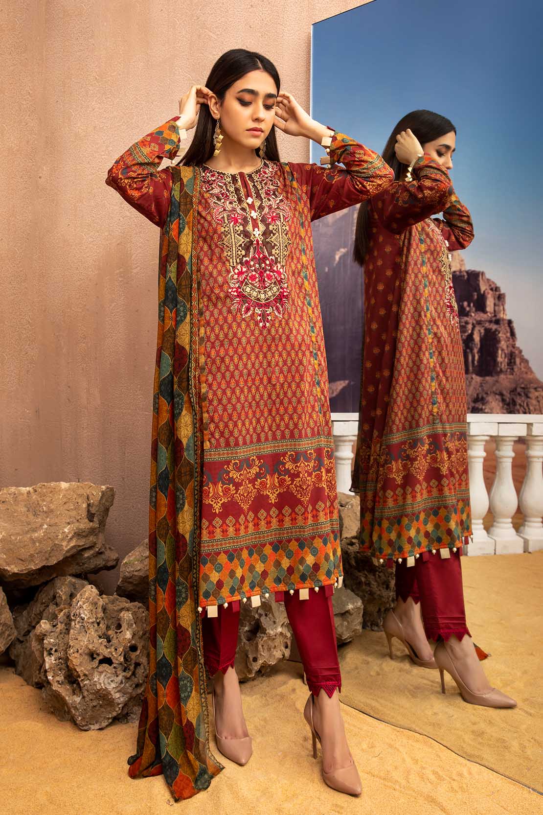 Shirt Trouser Dupatta - Image 3