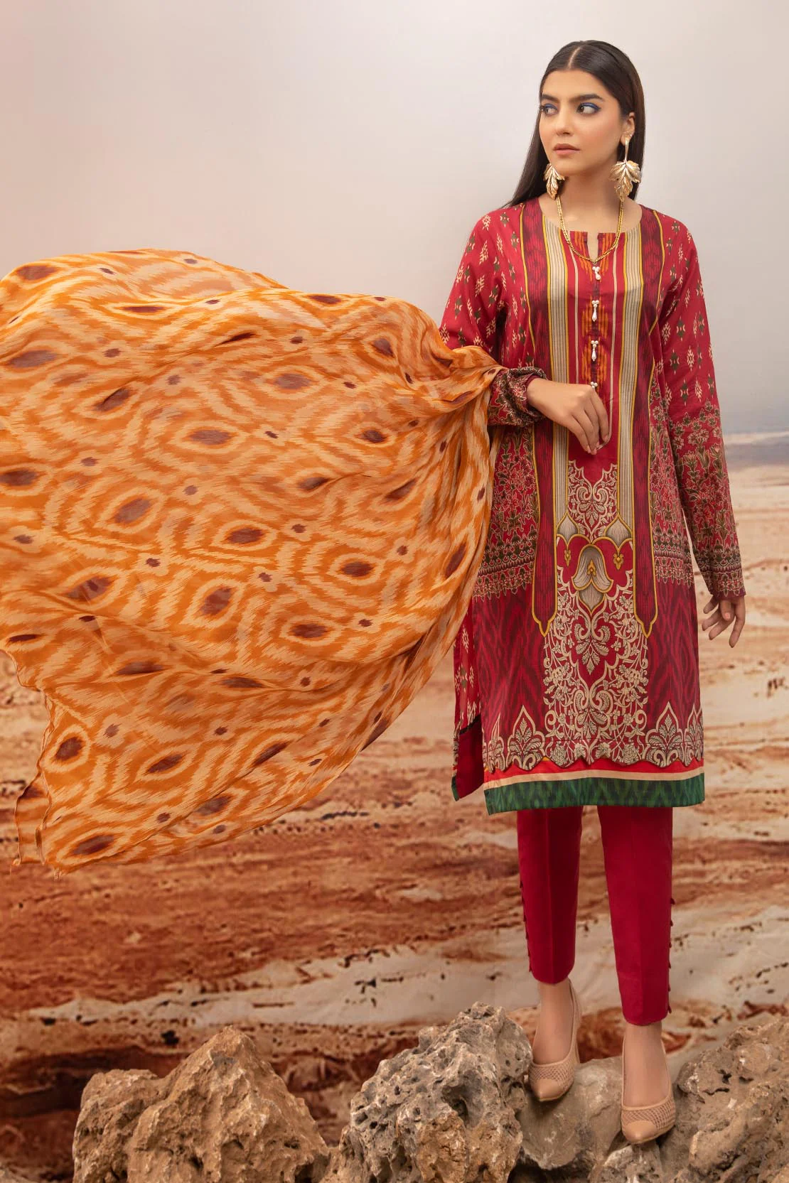 Shirt Trouser Dupatta - Image 3