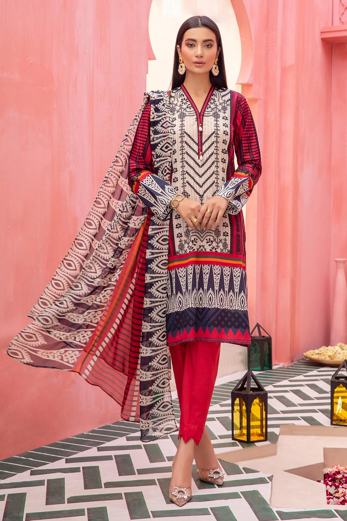 Shirt Dupatta Trouser