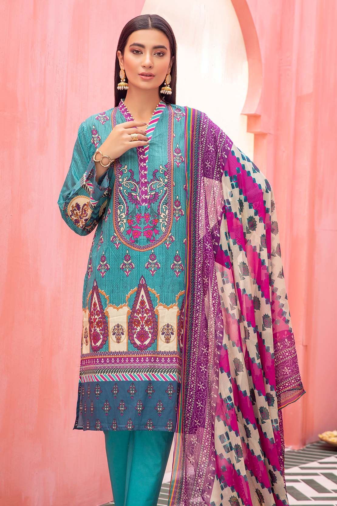 Shirt Trouser Dupatta - Image 4