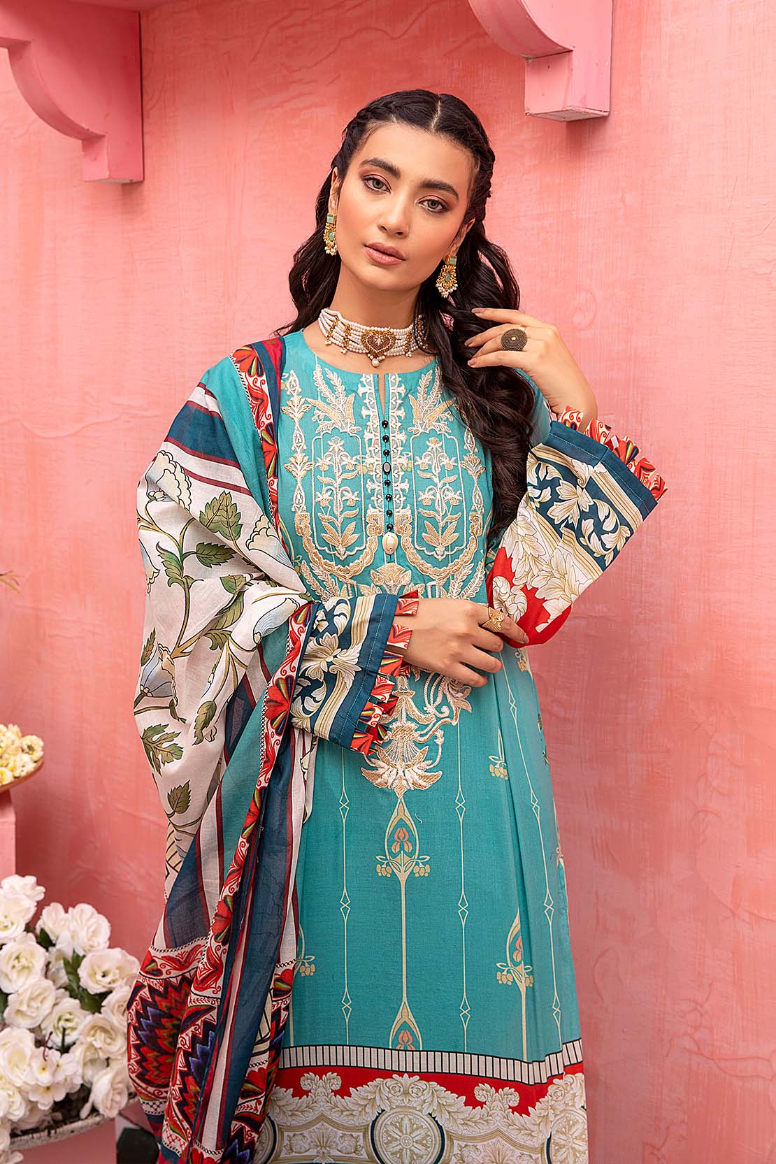 Shirt Trouser Dupatta - Image 5