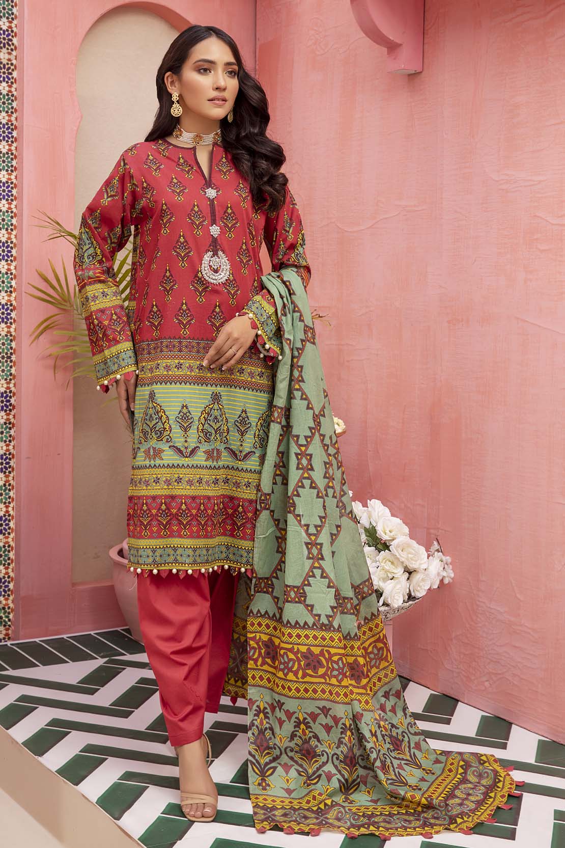 Shirt Trouser Dupatta - Image 3