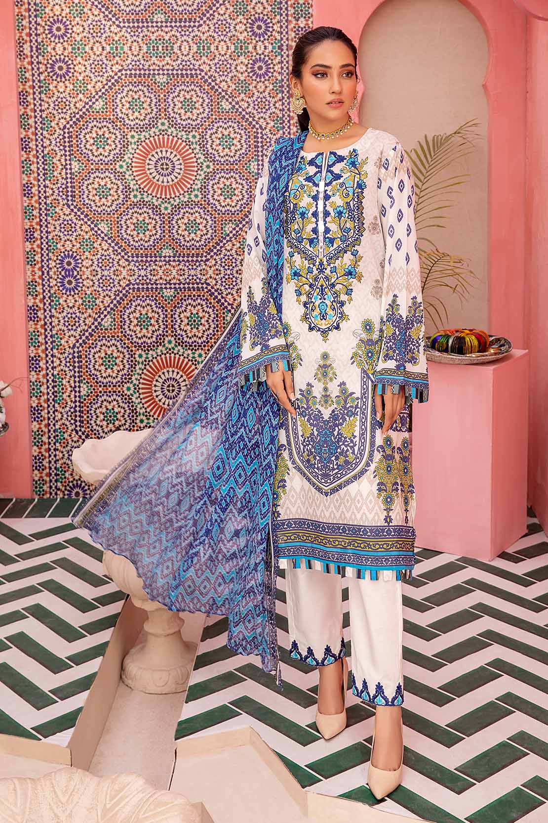 Shirt Trouser Dupatta - Image 4