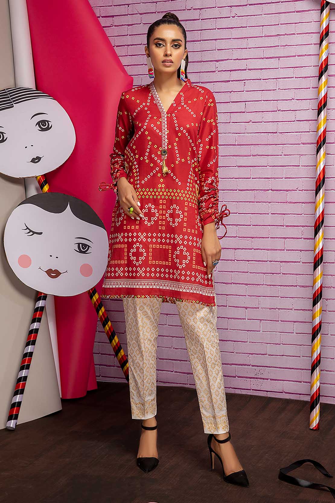Printed Fusion Kurti