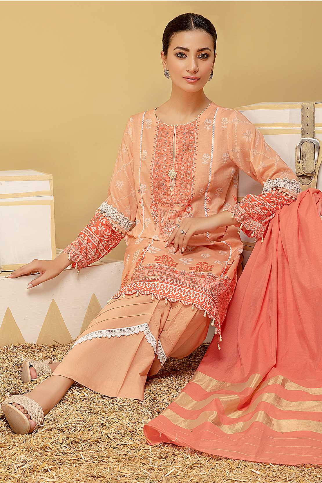 Shirt Trouser Dupatta - Image 4