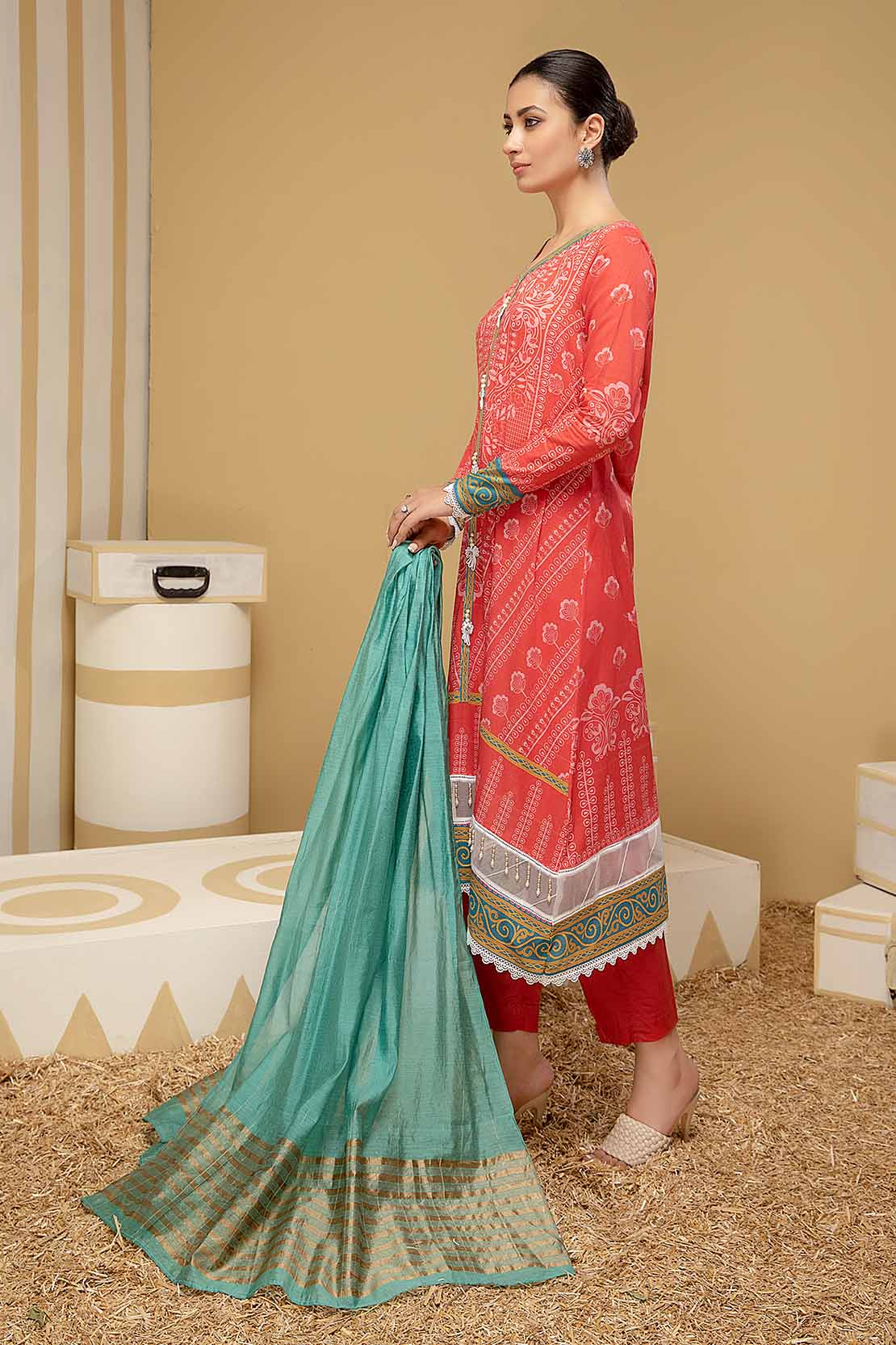 Shirt Trouser Dupatta - Image 3