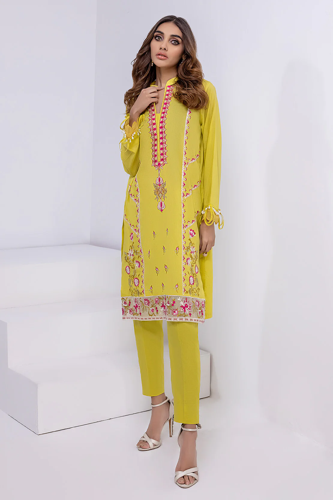 Solid Embroidered Shirt - Image 4