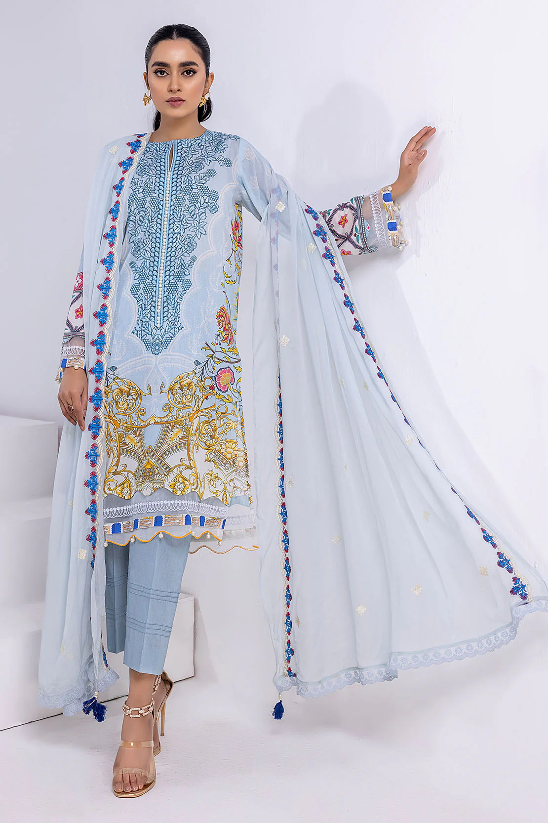 Shirt Trouser Dupatta - Image 4