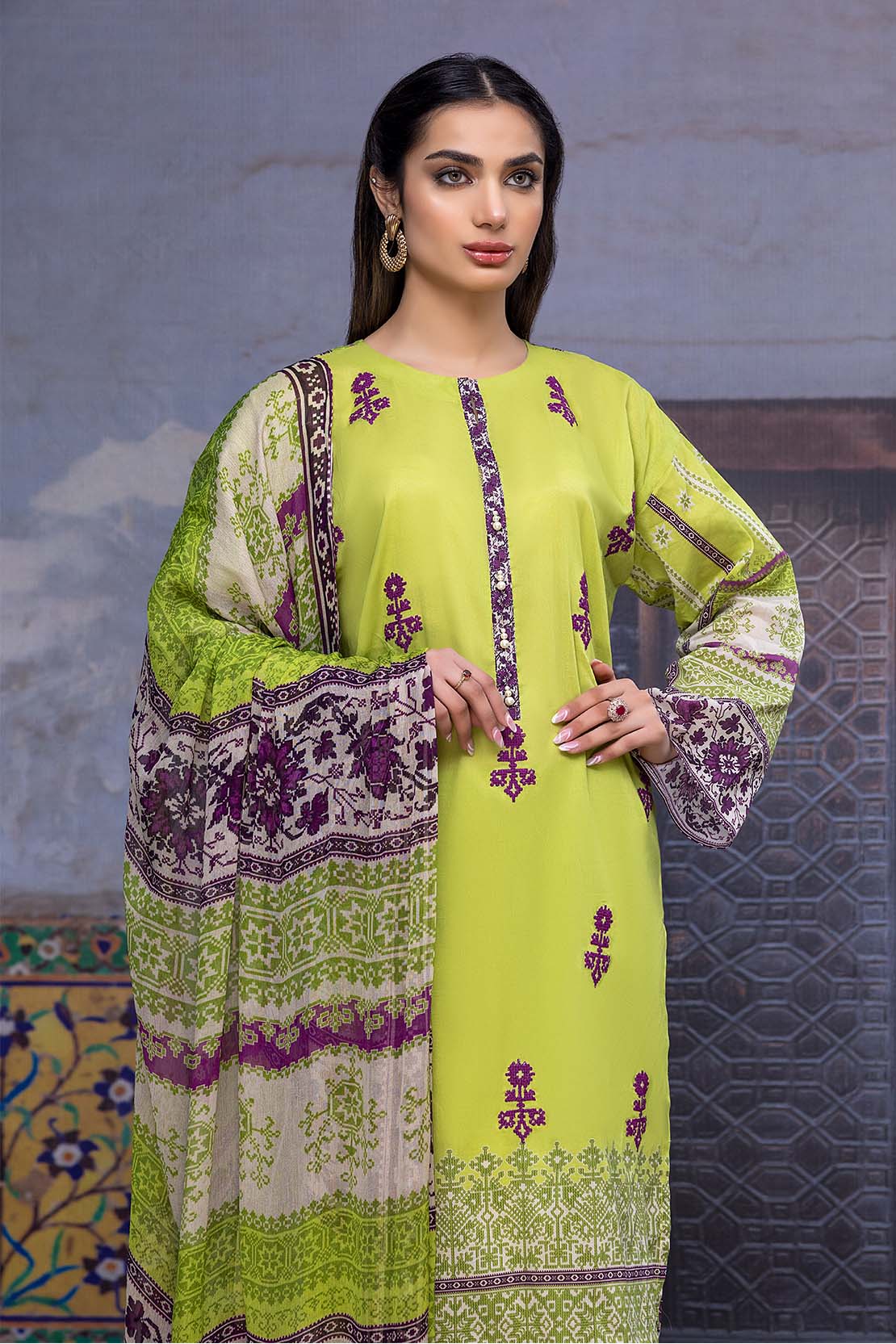 Shirt Trouser Dupatta - Image 4