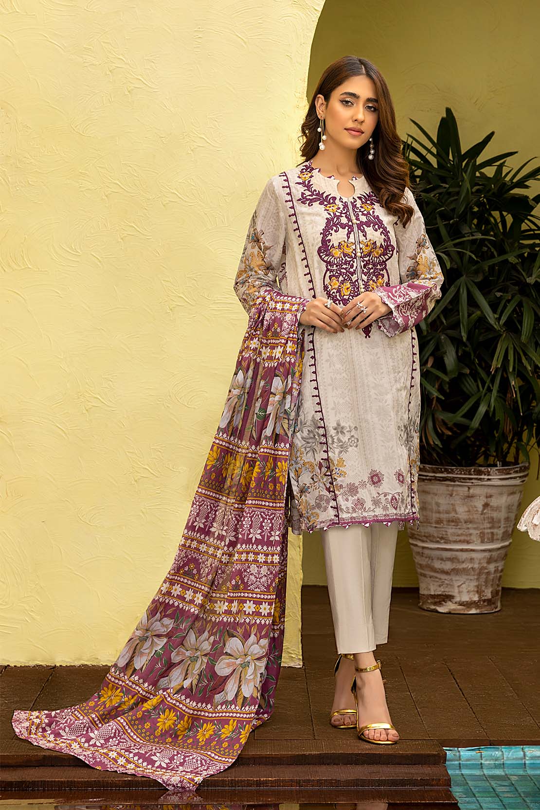 Shirt Trouser Dupatta - Image 2