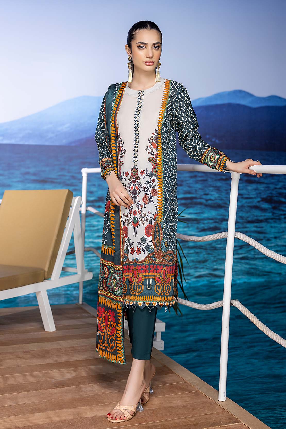 Shirt Trouser Dupatta - Image 4