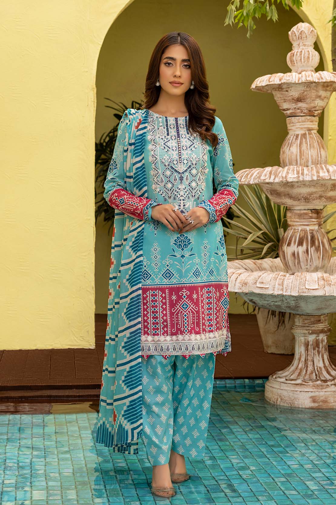 Shirt Trouser Dupatta - Image 3