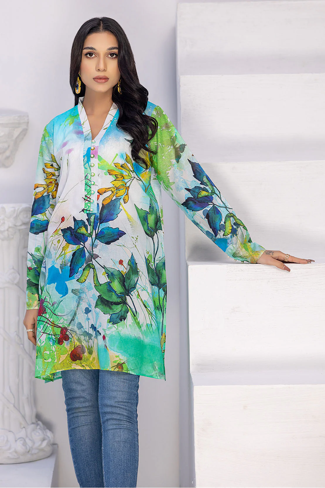 Printed Fusion Top