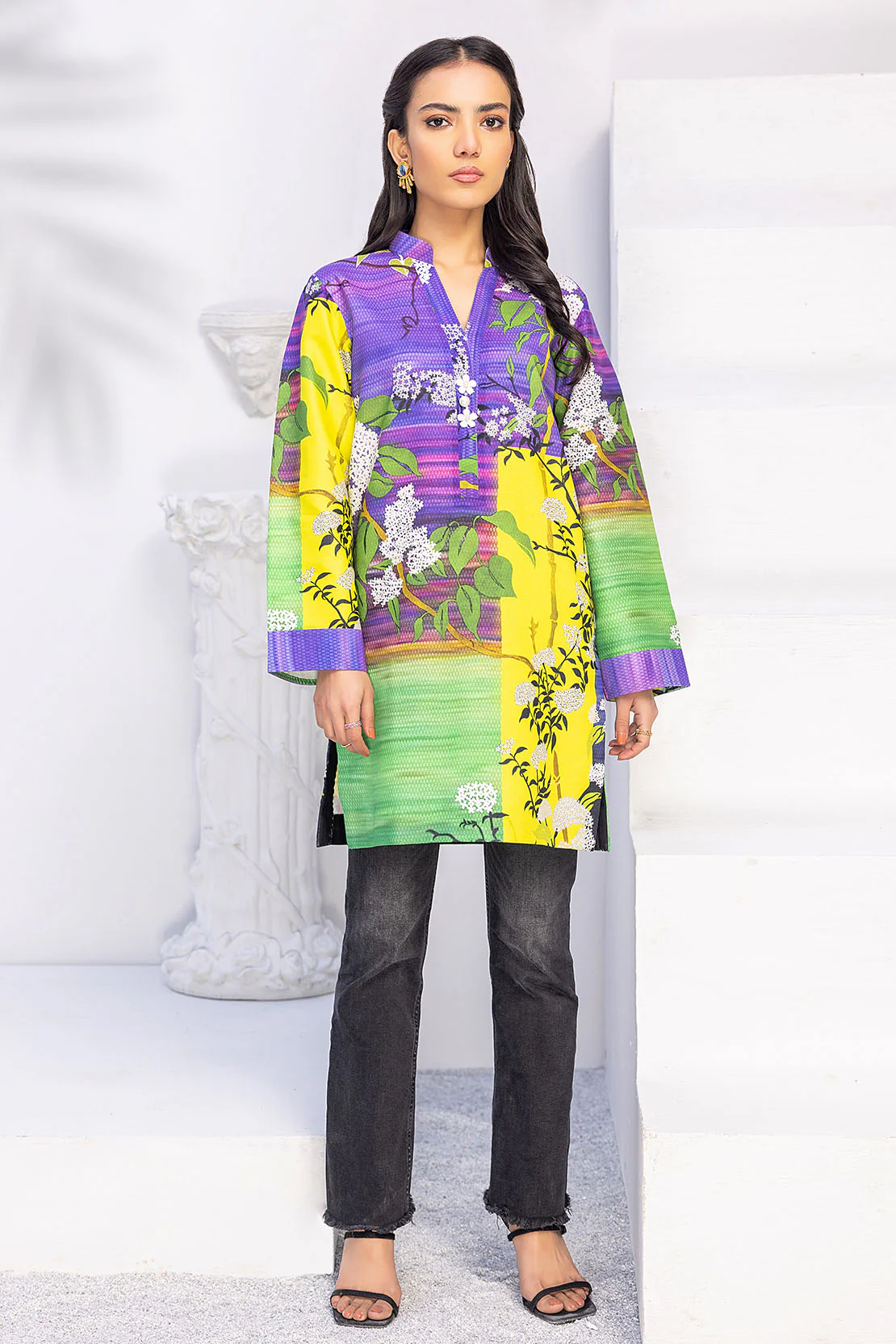 Printed Fusion Top