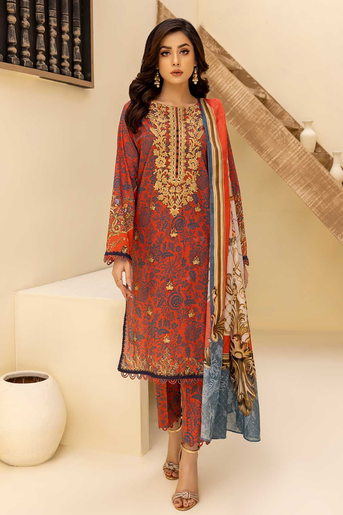 Shirt Trouser Dupatta - Image 3