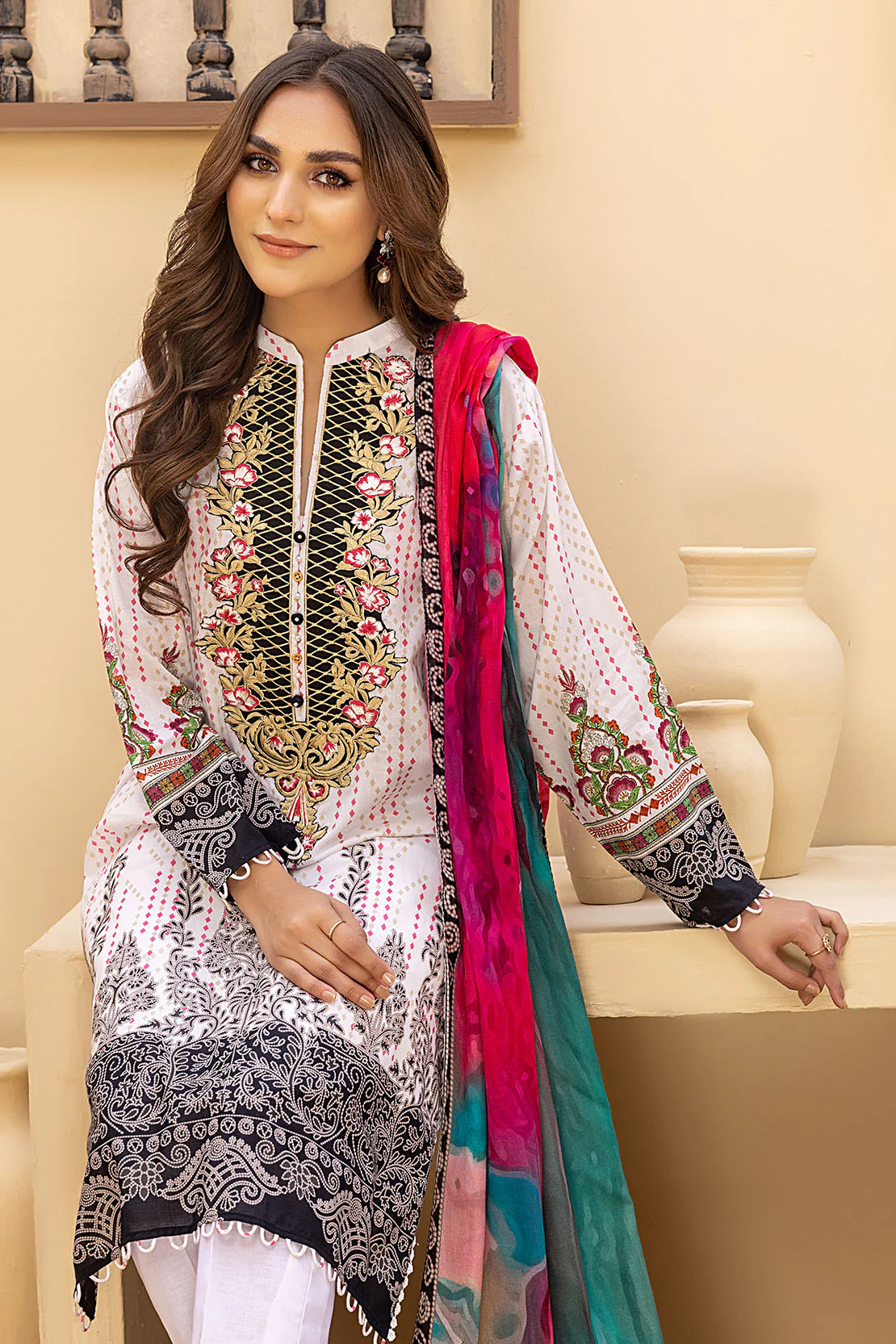 Shirt Trouser Dupatta - Image 3
