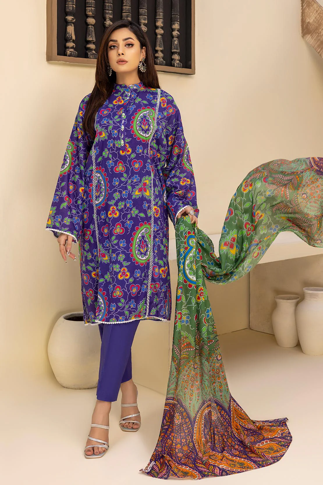 Shirt Trouser Dupatta - Image 3